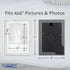 Icona Bay 4x6 Picture Frames, 3 Pack, Cloudy White Cape Cod Style Photo Frames for Table Top or Wall Mount