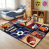 BATATADOCE Sports Rug for Boys Bedroom - 3x5 Feet Basketball Football Soccer