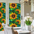 Decorative Window Privacy Film, Stained Glass Window Clings, Anti-UV Frosted Tinting Film, Non-Adhesive, 17.7" x 39.5"