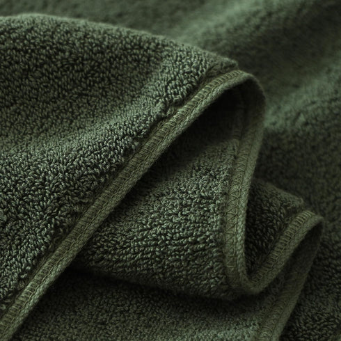 27x55 Set 100 650GSM Green,Pack 2) Bath Towels Percent Cotton Luxury Super Soft Absorbent Bathroom Towels (Olive