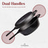 Cuisinel Cast Iron Skillet + Lid, 2-In-1 Multi Cooker, 3-Qt Dutch Oven, Pre-Seasoned Oven Cookware