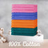 12 Pack 100% 12 12 inch (12 Pack) DecorRack Cotton Wash Cloth, Luxurious Soft, x Ultra Absorbent, Machine Washable