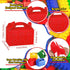 Leinuosen 24 Pcs Building Blocks Party Favors Cardboard Brick Party Boxes Supplies Brick Theme Gift Goodie Treat Paper