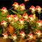 Cute Mushroom Fairy Lights with Timer, 10FT 30LEDs String Lights for Kids Room Decor