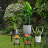 5 Pack 5 Tosnail Metal Plant Stands for Indoor and Outdoor Planters, Flower Pots, Beverage Dispenser, Pumpkin Short