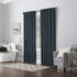 Sun Zero Hampshire Velvet Noise Reducing Thermal Total Blackout Curtain Panel, 50" x 96", Teal