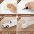 Olldide C-Shaped End Table with Storage Bag, Side Table for Living Room Bedroom, Slide Under Couch Sofa TV Trays Desk