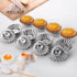 Dicunoy 100 PCS Egg Tart Molds, 3" Mini Tart Pie Pan, Aluminum Brioche Mold for Tart Shells, Cupcakes, Muffins