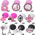 30 Pieces Paris Party Hanging Swirls Decorations, Pink Eiffel Tower & High Heels for Birthday Theme Supplies