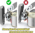 Can Opener, No-Trouble-Lid-Lift Manual Handheld with Magnet, Smooth Edge Safe Cut for Seniors