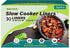 Syntus Slow Cooker Liners, 30 Count Disposable Cooking Bags for 3QT to 8QT Slow Cooker, 13"x 21", 30 Liners