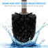 SetSail 3 Packs,Brown Toilet Brush, Compact Size Toilet Bowl Brush and Holder Toilet Brushes for Bathroom
