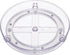 9" 2 Amazon Basics Lazy Susan Turntable Organizer for Spices and Condiments, Diameter, Tier, Clear