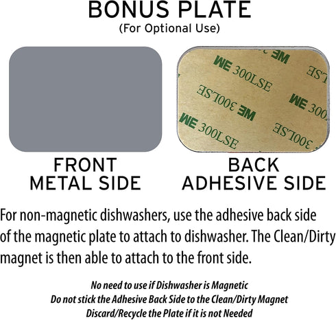 Brothers Bench Blue & Gray Dishwasher Magnet - Clean Dirty Sign for Kitchen Organization and Refrigerator