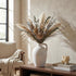 Handles,10" Ceramic Flower Vase with Neutral Tall Clay Beige Terracotta Vases Farmhouse Table Vases with Handle Living