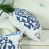 CaliTime Throw Pillow Cases, Pack of 2, Cotton Vintage Compass Geometric Floral Embroidered Cushion Covers, 20 x 20