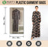Party Bargains 60x24 Inch Clear Plastic Garment Bags, 100 Pack