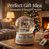 Christmas Snow Globes Glitter Water Globe Musical Snow Globe Decoration Plays Let It Snow, Snowman Xmas Snow Globe