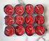 Rose Tealight Candles, 12 Pieces Handmade Delicate Flower Candles with 100PCS Silk Rose Petals for Weddings,