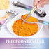 Magnetic Measuring Spoons Set of 8, Stainless Steel Dual Sided for Dry and Liquid Ingredients