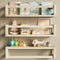TidyCorner Sturdy Floating Shelves Set of 3 Wall Bookshelves and Nursery Floating