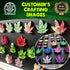 PJ BOLD Marijuana Leaf Gummy Molds Silicone Candy Mold Kit - 3 Pack