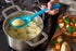 Set of 2 Slotted Serving Spoons, Heat-Resistant for Draining and Serving Vegetables, Pasta, Dishwasher Safe