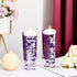 Tondiamo 24 Pcs Artificial Pearl String, Faux Pearls Beads for Floating Candle Party Garland Decoration, Dark Purple