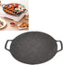 Teppanyaki Frying Pan, Nonstick Circular Griddle for Korean BBQ, High Thermal Conductivity, 30cm