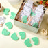 Dimsile 50 Sets Baby Shower Soap Favors for Guests - Mini Handmade Footprint Scented Soap with Thank You Cards