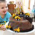 12 3 Pcs Construction Birthday Candles, Number Candle Construction Cake Topper, Digger Cake Topper for Boys Girls