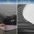 SLEEP ZONE Waterproof Mattress Protector Pad King, Breathable Mattress Topper with Deep Pockets, Machine Washable,