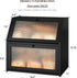 Countertop STDDRE Bread Box for Kitchen Bin Double Layer Bread Box Storage Container Extra Large Capacity with Diamond
