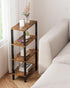 TB01BB078 TUTOTAK Small Side Table, Narrow End Table, Skinny Sofa Table, Slim Nightstand, Couch Table, Living Room, Bed