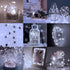 12 Pack 7FT 20LED Led Fairy Lights - White, Battery Operated LED Silver Wire String Lights, Mini Firefly Starry String