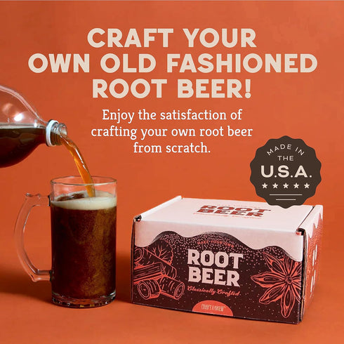 1 Craft A Brew - DIY Make Your Own Craft Root Beer - Complete Equipment and Supplies - Starter Home Brewing Kit