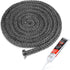 Stanbroil 1/2" x 84" Wood Stove Gasket - Graphite Impregnated Fiberglass Rope Seal and High-Temperature Cement Gasket