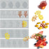 5PCS Leaf Silicone Baking Molds, 3D Coral Branch Tuile Lace Molds for Cake Decoration and Polymer Clay