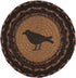 VHC Brands Heritage Farms Tan Crow Jute Trivet, Primitive Tabletop & Kitchen