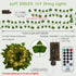66FT 200 OMIKA Vine with Fairy Lights Plug in, LED Ivy String Lights Connectable with Remote, Leaf Light Waterproof