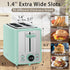 SEEDEEM 2 Slice Toaster with LCD Display, 7 Shade Settings, 1.4'' Extra Wide Slots, Cancel, Bagel, Defrost Functions,