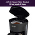 12 Mr. Coffee Black Coffee Maker, Cups, with Auto Pause and Glass Carafe, Perfect for Home and Office Use