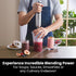 Elite Gourmet EHB1062 Immersion Hand Blender, 500 Watts, Variable Speed, Stainless Steel Blades for Sauces, Soup