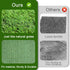 THREE ORANGES 47x31IN, 1.38" Artificial Grass Mat Thick Realistic Dog Potty Grass with Drainage, Cuttable Fake Grass