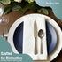 Bell Marque 300 Pack White Dinner Napkins - 2-Ply, 17" Width, 15" Length, 0.1" Height