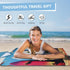 Tirrinia Surf Poncho Changing Robe, Hooded Beach Towel for Adults, Quick Dry Lightweight Surf Towel for Women & Men