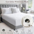 California Design Den 100% Cotton Queen Size Bed Sheets, Deep Pocket, Sateen Weave, Cooling Sheets (Light Grey)