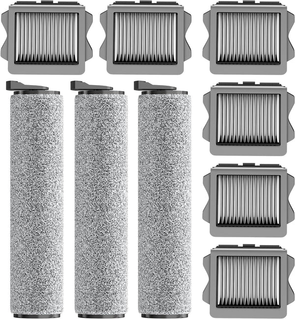 Vacuum Mop Replacement Parts Compatible with Tineco Roller Brush Replacement, Suitable with