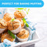MontoPack White Cupcake Liners, 400 Standard Size Baking Cups, Greaseproof Muffin Liners for Desserts