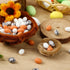 120 JUNEBRUSHS Pcs Mini Resin Easter Eggs, Easter Eggs Decor Resin Vase Filler for Party Spring Crafts Home Decor DIY